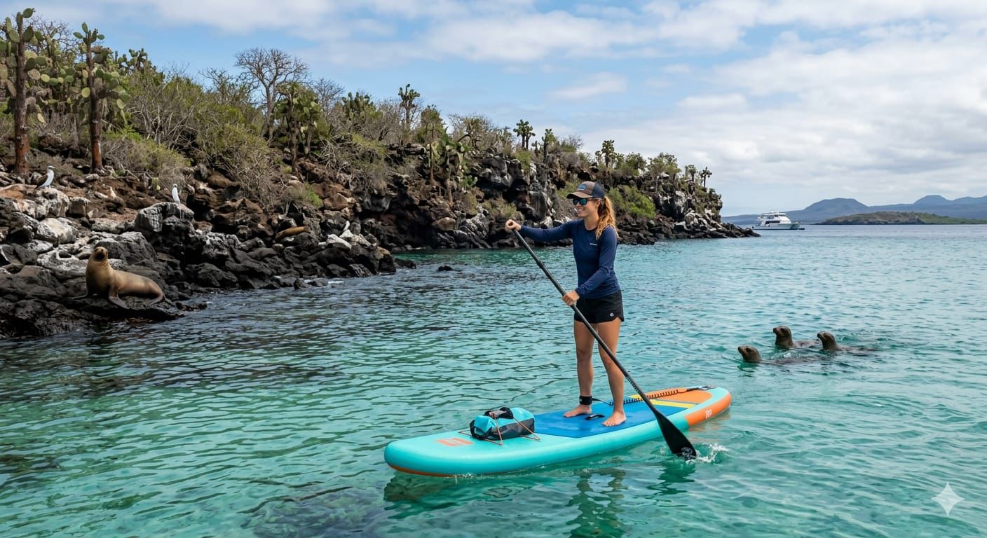 Paddle en Gal��pagos